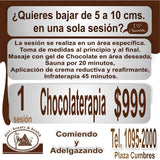 Chocolaterapia: Baja de 5 a 10 cm en la primera sesión